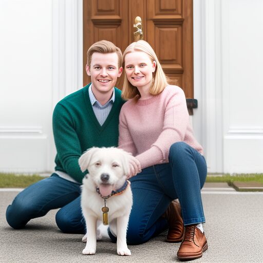 Photo of Colin & Vivienne & Mia the dog